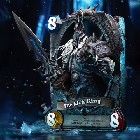 Reservar Figura Rey Exánime Hearthstone 3D Art Frame HEX Collectibles Figuras Estándar