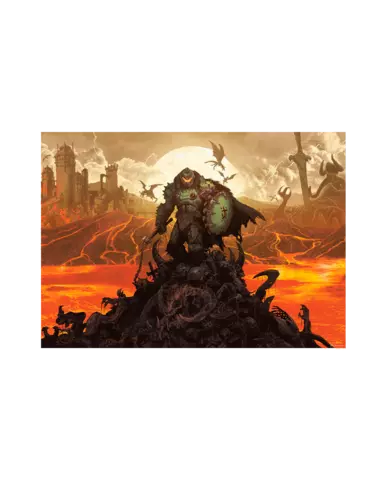 Litografía Doom: The Dark Ages Edición Limitada Fanattik 42x30cm