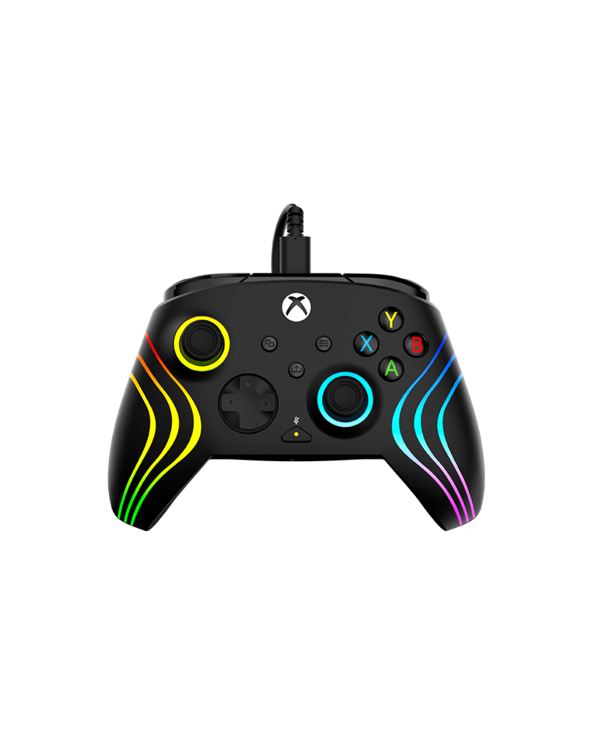 Mando afterglow wave con cable · negro
