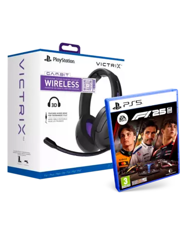 Pack EA Sports F1 2025 + Auriculares Victrix Gambit Wireless