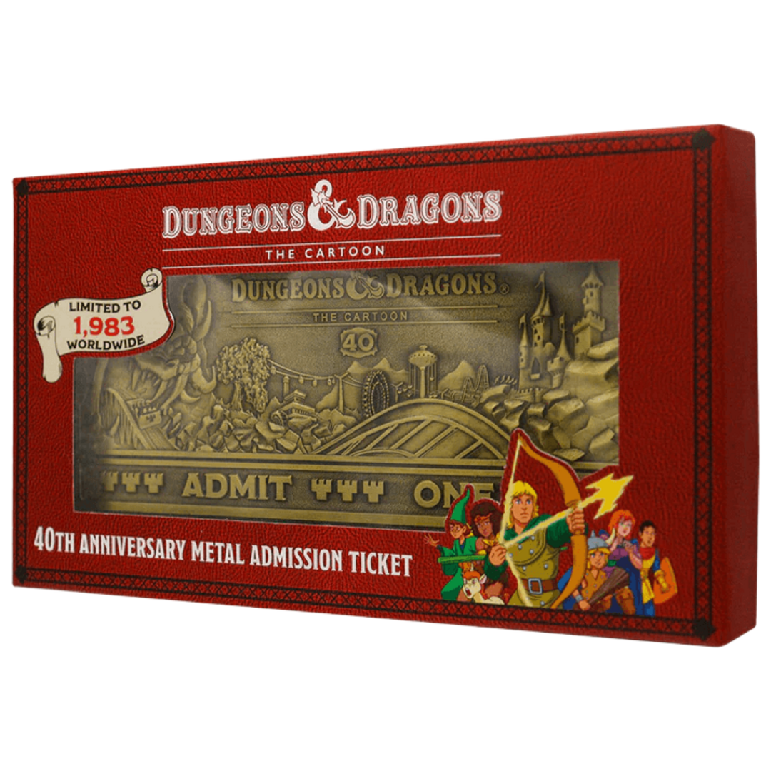 Dungeons & dragons: the cartoon 40th anniversary rollercoaster ticket