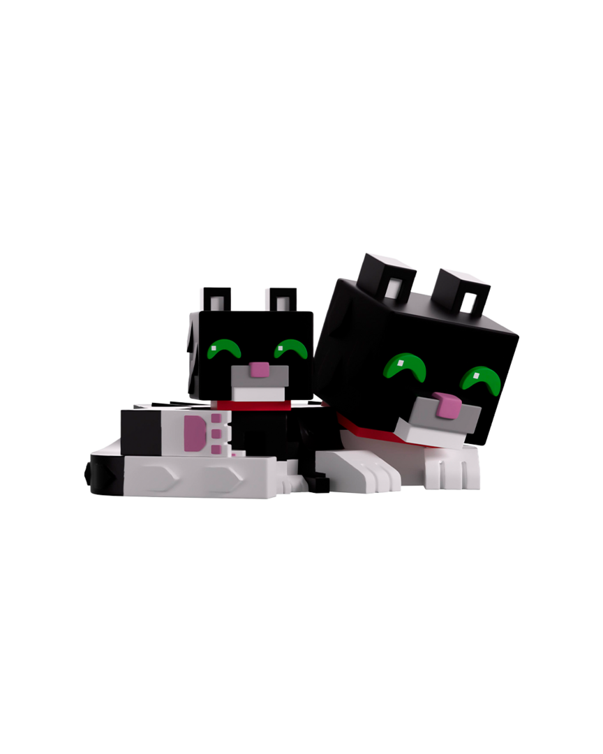 Minecraft figura vinyl tuxedo cat 6 cm