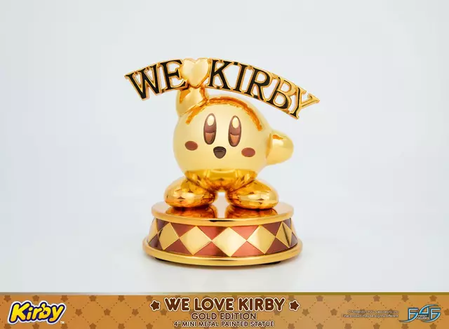 Reservar Figura Metálica Kirby We Love Kirby Edición Oro First 4 Figures Figuras