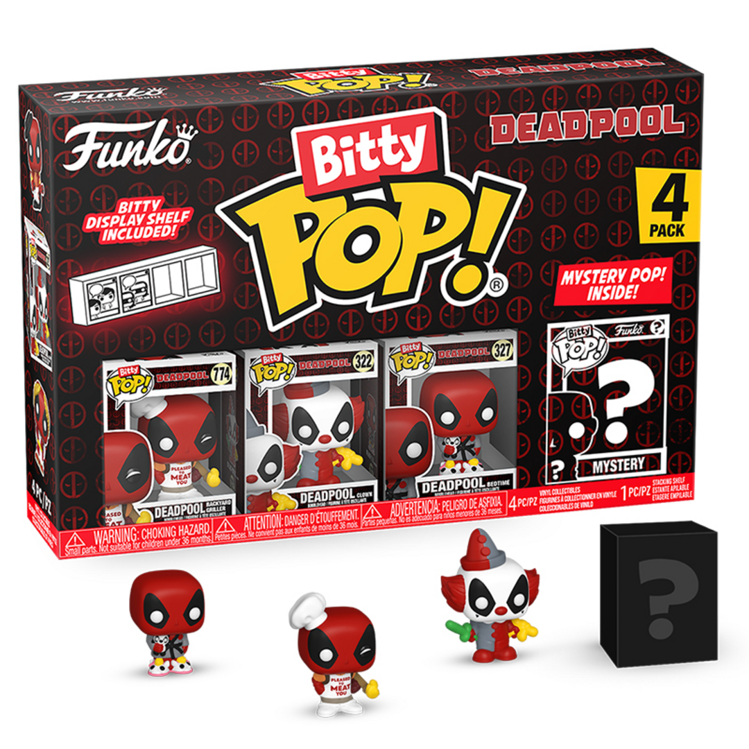 Deadpool - Bitty POP Deadpool Series 1 4 Figuras