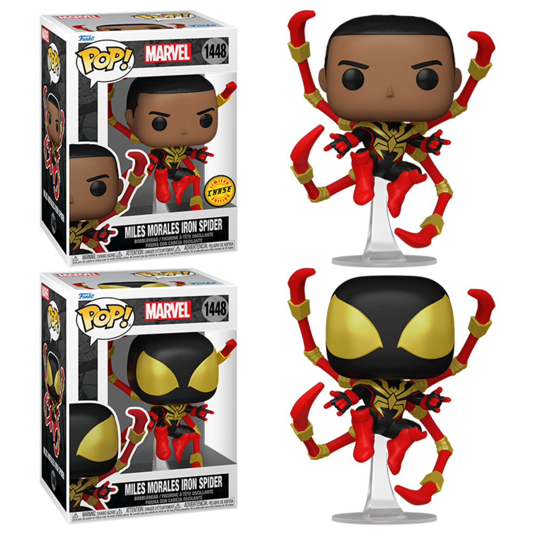 Funko Pop! - Spider-man - Miles Morales Iron Spider con variante Chase