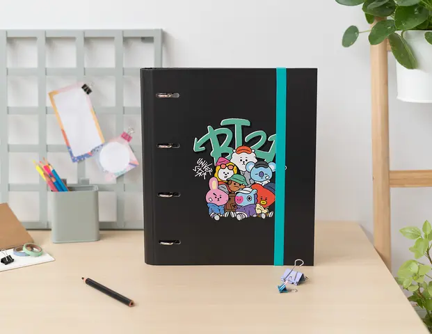 Comprar Carpeta 4 Anillas Premium BT21 Street Mood 