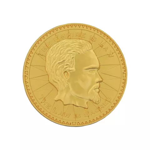 Reservar Réplica Moneda Misty Gold Septim The Elder Scrolls Fanattik Estándar