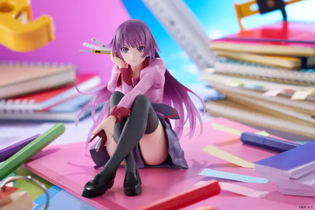 Reservar Figura Hitagi Senjougahara Monogatari Desktop Cute Taito 13cm Figuras Estándar