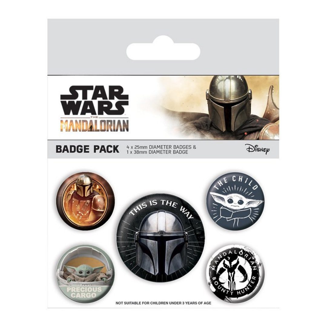 The mandalorian - pack de chapas this is the way