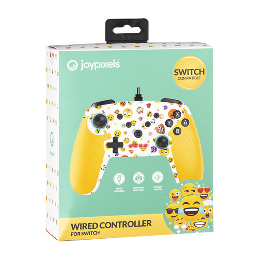 Indeca Business - Mando SWITCH cable USB de 2.5 metros - Control para Nintendo Switch con diseño ergonómico y función de vibración - Gamepad Switch USB (Nintendo Switch)