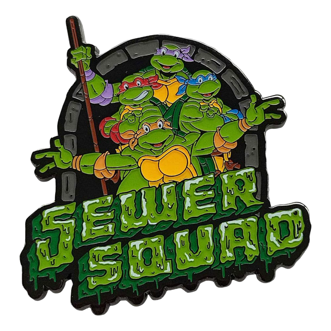 Pin "sewer squad" teenage mutant ninja turtles edición limitada 40 aniversario fanattik