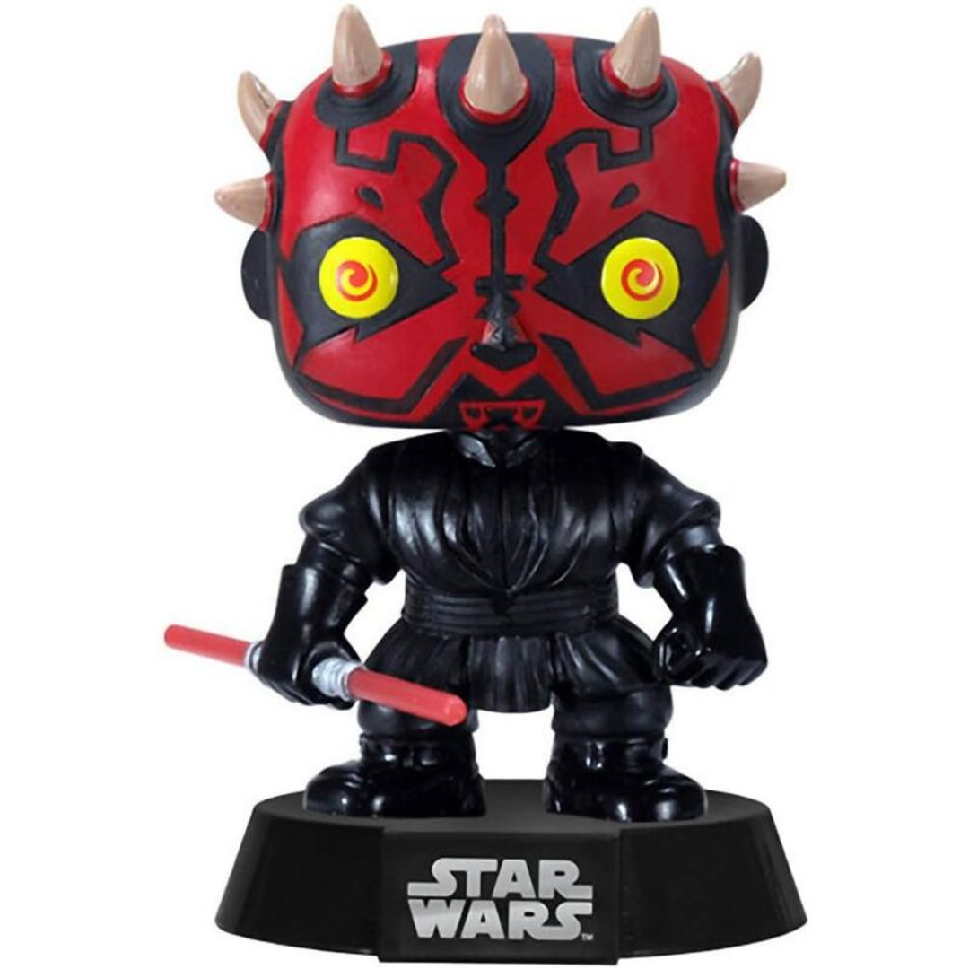 Star Wars Funko Pop Darth Maul Bobble Head Vinyl Figure - Figura de Vinilo Coleccionable - Idea de Regalo- Mercancia Oficial - Juguetes para Niños y Adultos - Movies Fans