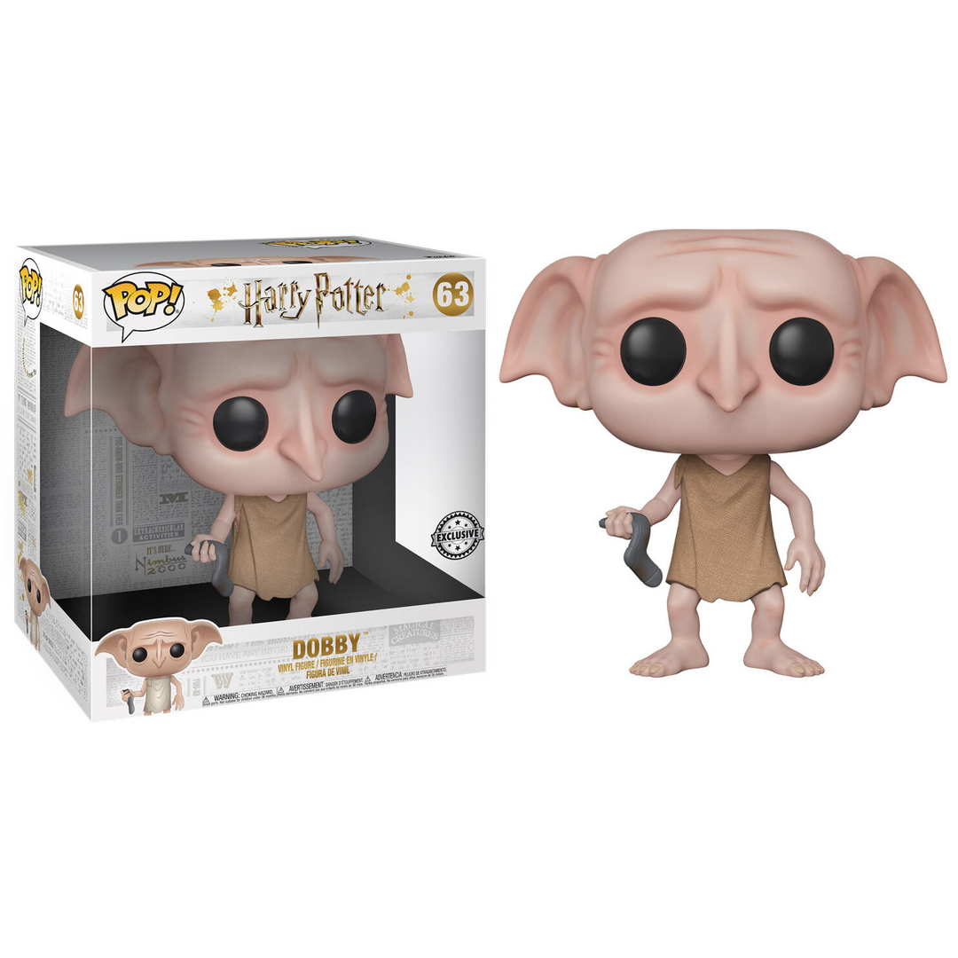 Funko- Figura Pop Harry Potter Dobby Exclusive 23cm Muñecos acción, Multicolor (130294)