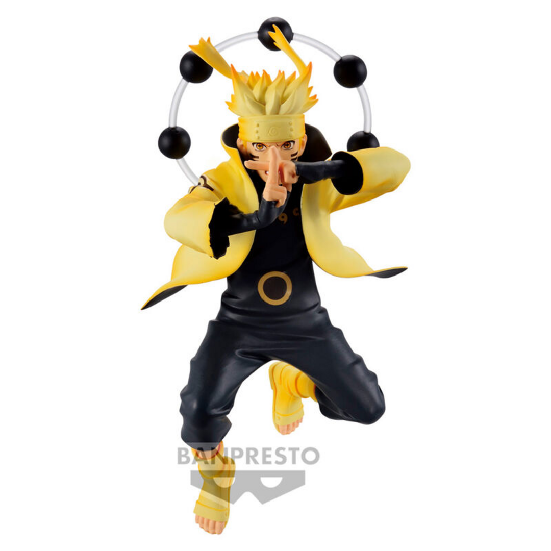 Banpresto Figura de Acción Naruto Uzumaki V Naruto Shippuden - Vibration Stars 14cm BP89058P Multicolor - Figura coleccionable Ideal para los fanaticos del anime