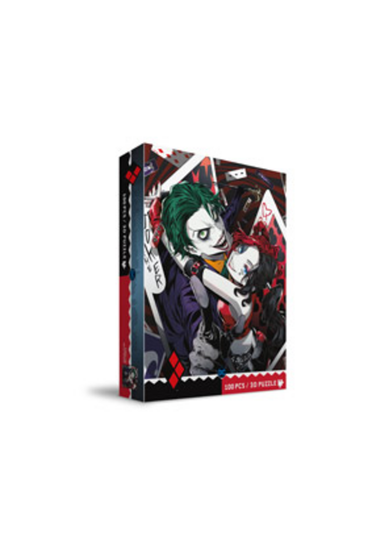 REDSTRING Does Not Apply Puzzle Lenticular DC Comics Joker Y Harley Quinn 100 Piezas, Multicolor, One Size (RS531127)