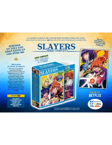 Comprar Slayers: La Serie Completa en DVD Edición Completa