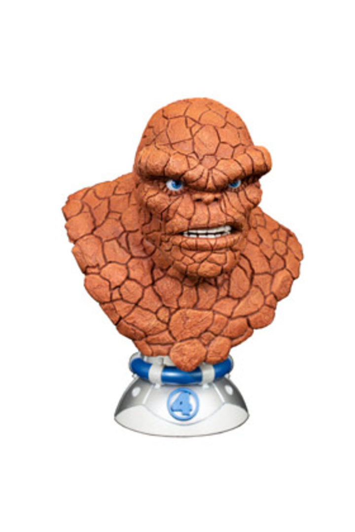 Busto la cosa 25 cm marvel legends in 3d escala 1/