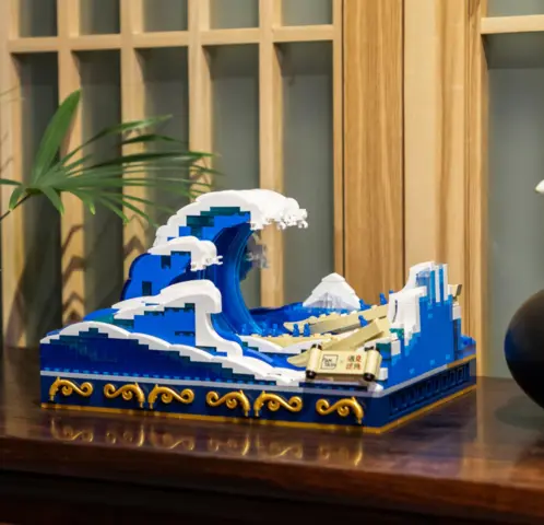 Comprar Kanagawa Surfing Set Construcción 15 cm Ukiyo-E Estándar