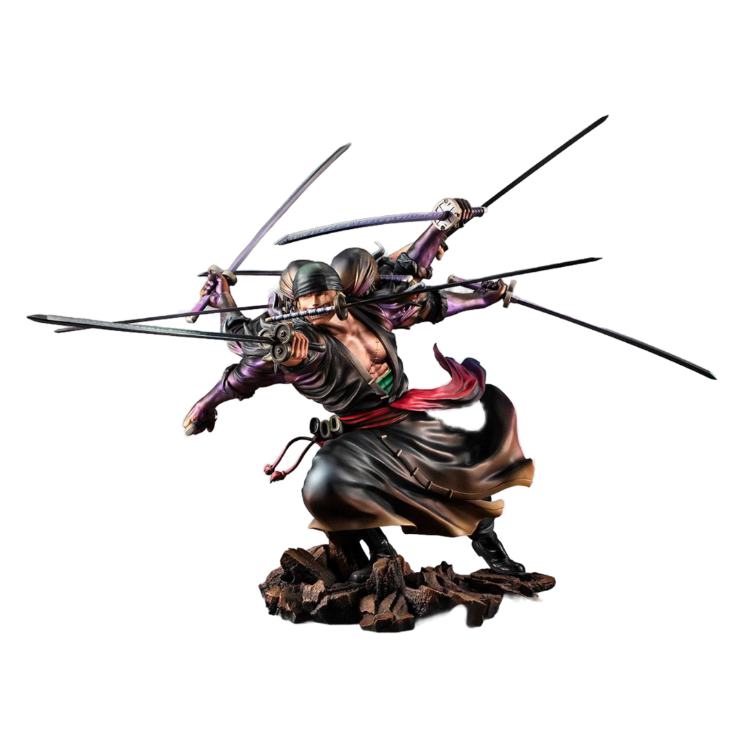 Figura roronoa zoro one piece pop sa-max asura megahouse