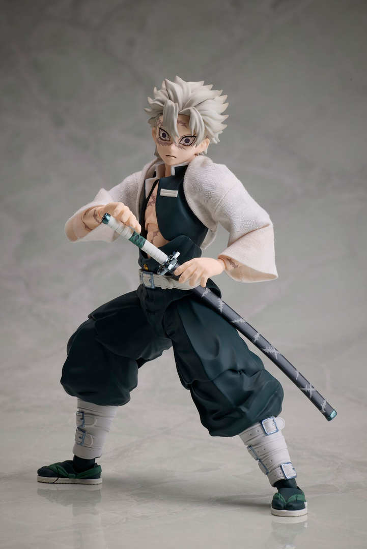 Figura demon slayer: kimetsu no yaiba buzzmod sanemi shinazugawa 15 cm