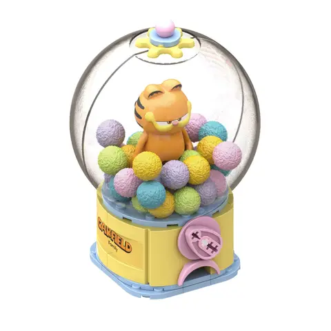 Reservar Garfield Gumball Machine Set Construccion 14 cm Garfield Crystal Ball Series Estándar