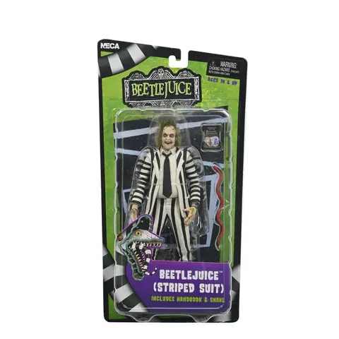 Reservar Figura Beetlejuice Traje Roto Blanco y Negro NECA Figuras de Videojuegos Estándar