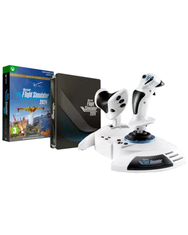 Reservar Microsoft Flight Simulator 2024 Ed. Premium Deluxe Steelbook + Flightstick T.Flight Hotas One Thrustmaster Ed. Especial Microsoft Xbox Series Pack FlightStick Ed. Especial