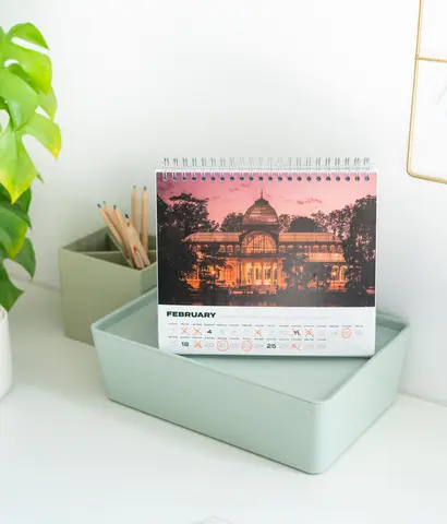 Comprar Calendario De Escritorio Deluxe 2024 Madrid