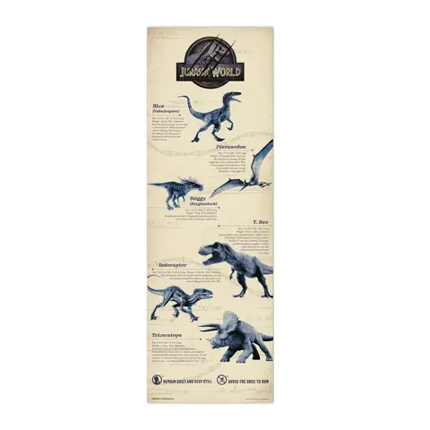 Comprar Poster Puerta Jurassic World 