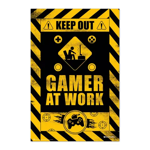 Comprar Poster Gameration Gamer At Work 