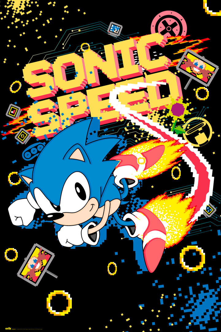 Grupo Erik - Póster Sonic Speed