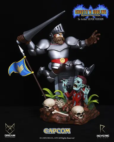 Reservar Estatua Sir Arthur Ghost and Goblins Resurrection Silver Version Figuras de Videojuegos Silver Version