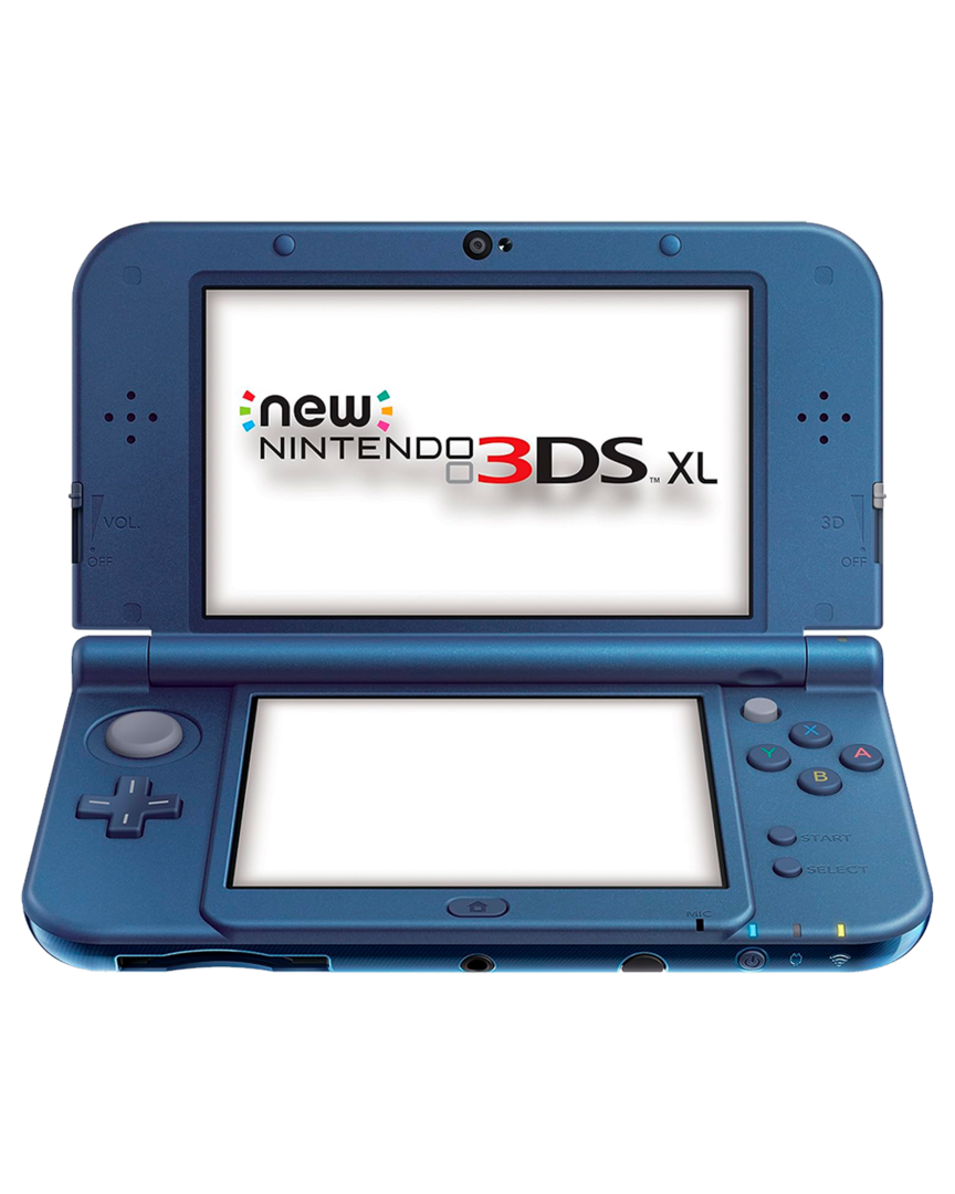 New nintendo 3ds xl metallic blue - reaco. grado a