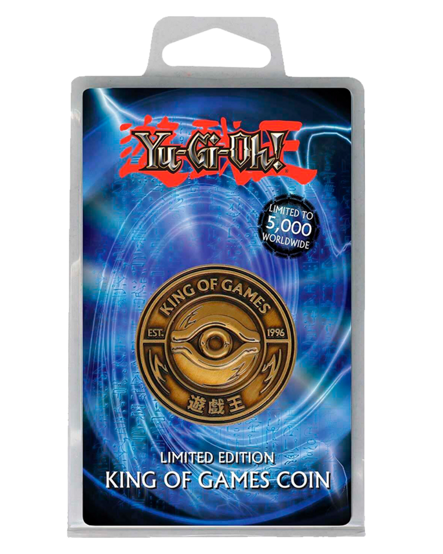 Moneda yu-gi-oh! king of games edición limitada
