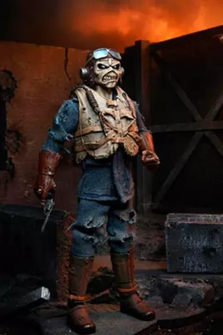 Comprar Eddie Aces High Con Ropa Estilo Retro Figura 20 cm Iron Maiden Reissue Figuras