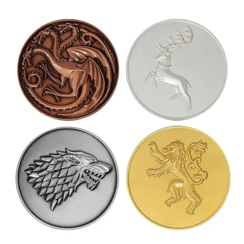 Comprar Set Monedas Juego De Tronos Casas Edicion Limitada 