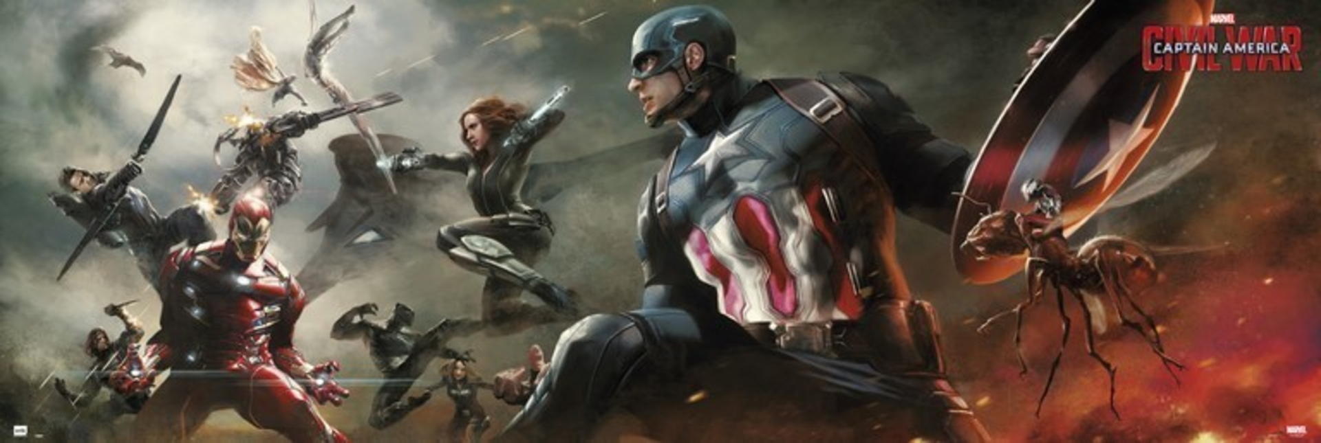 Poster puerta marvel captain america civil war