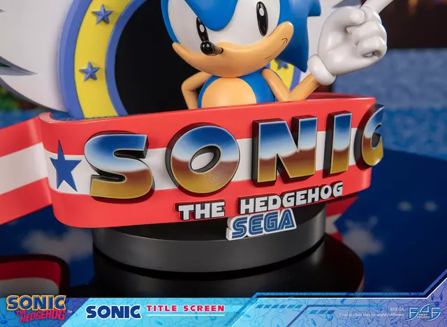 Reservar Figura Resina Sonic Sonic The Hedgehog Tittle Screen First 4 Figures 21cm Figuras