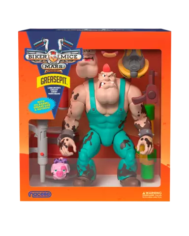 Figura Greasepit Los Motorratones de Marte Nacelle