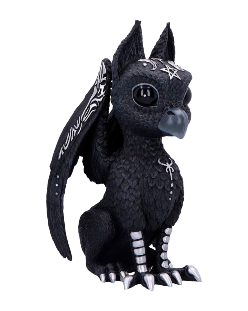 Nemesis Now Cult Cuties Griffael Raven Gryphon - Figura decorativa, 26 cm