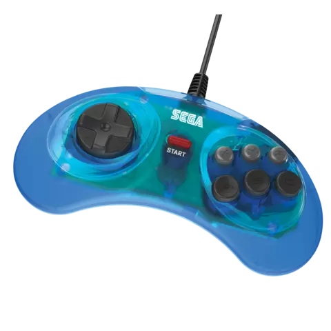 Comprar Mando Sega Mini 6-B Retro-Bit Azul (USB) 