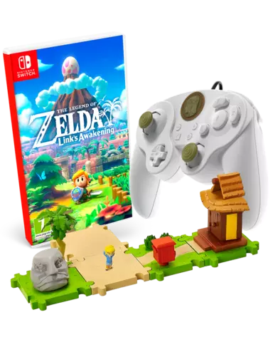 Comprar The Legend of Zelda: Link's Awakening + Mando Fighting Blanco Switch Pack mando 2