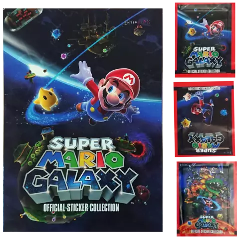 Comprar Album Super Mario Galaxy + 3 Sobres de Pegatinas 
