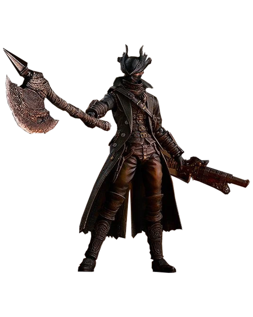 Figura hunter bloodborne: edición deluxe the old hunters figma 15cm