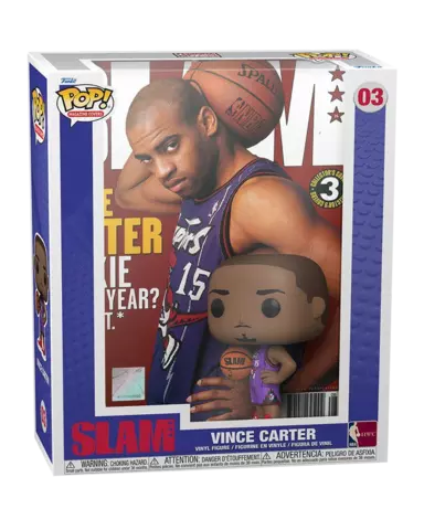 Comprar Figura POP! + Cover Vince Carter NBA Edición Slam Magazine 9 cm Figuras de Videojuegos