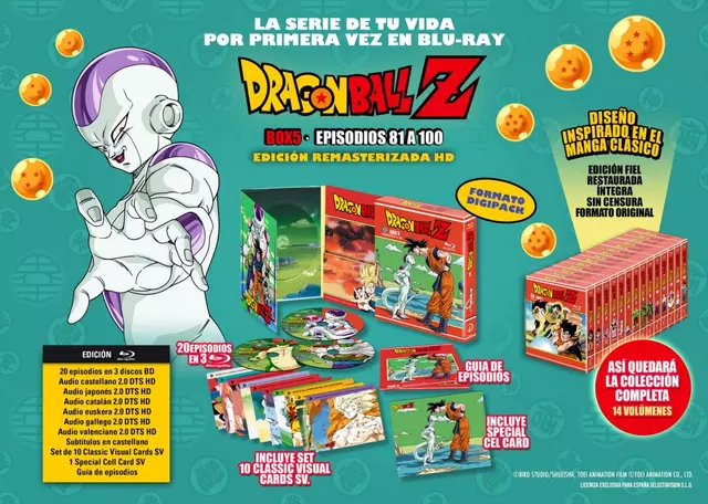 Comprar Dragon Ball Z Box 5 Episodios 81-99 Blu-Ray Edición Remasterizada Blu-Ray Estándar Blu-ray