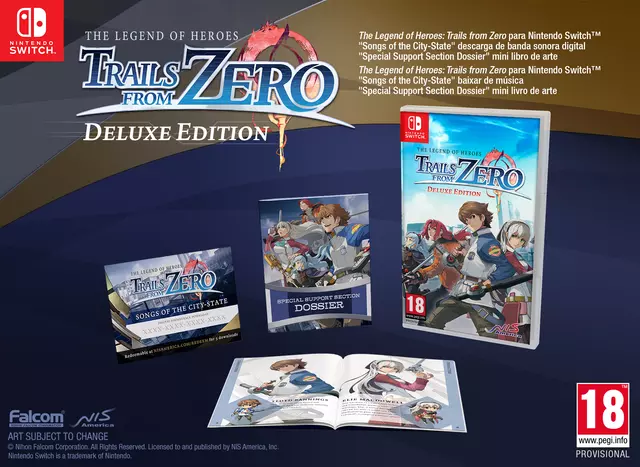 Comprar The Legend of Heroes: Trails from Zero Edición Deluxe Switch Deluxe