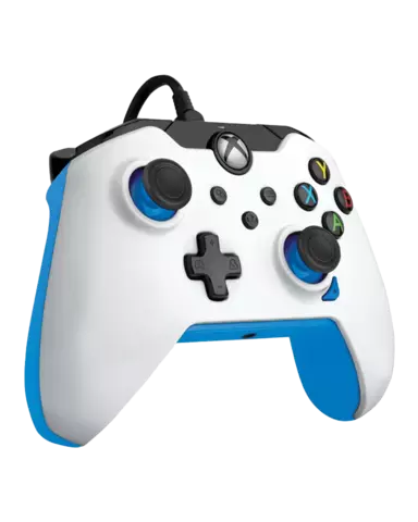 Comprar Mando Ion White Blanco/Azul Licenciado con Cable Xbox Series