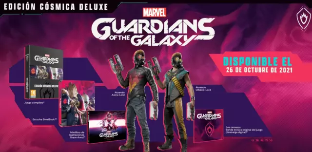 Comprar Marvel's Guardians of the Galaxy Edición Cosmic Deluxe PS4 Deluxe