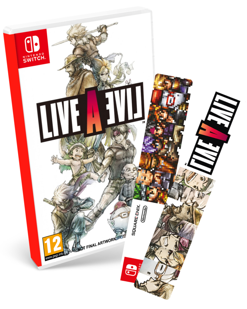Live A Live + Marcapáginas Oficial Nintendo